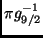 $ \pi g_{9/2}^{-1}$
